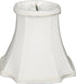 Royal Designs, Inc. CS-714WH Inverted Corner Bell Chandelier Shade with Decorative Trim,