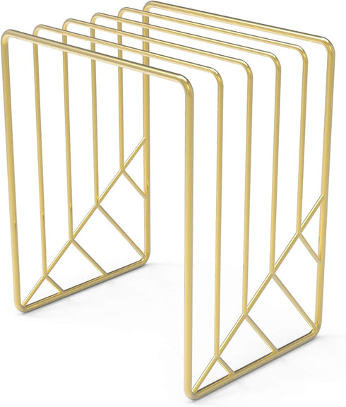 U Brands Metal Letter Sorter, Desktop Accessory from Vena Collection, Gold