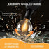 wtiyvxr 25 G40 Lights,13 Bulbs(1 IP65 Dimmable Bulbs E12 2200K FT Outdoor String Lights Globe Shatterproof Patio