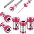 5 Pieces Magnetic Screw Ring Bit Magnetizer, Removable for 1/4 Inch/6.35 mm Hex Screwdriver and Power Bits