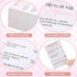 Sureio 200 Pieces Press on Nail Instruction Kit - Application Cards for Aftercare Guides and Supplies