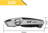 XW Fixed-blade Drywall Utility Knife, Non-retractable Heavy Duty Cutter with Extra 10 Blades