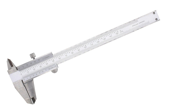 Vernier Caliper Precision Measuring Tool, Durable Stainless Steel, 0-6 Inches/0-150mm