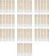 Spring Contact Probe, 100PCS Round Pogo Pins, Mini Size Stainless Steel Wire with Brass Plunger for Soldering