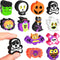 Halloween Erasers Bulk Supplies, Cute Ghost Pumpkin Skull Erasers, Multi Color Pencil Rubber Erasers for Kids