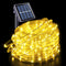 JMEXSUSS 100 LED Solar Rope Lights Outdoor Waterproof, 33ft IP65 Waterproof Solar