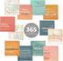 Positive Daily Affirmations Sticky Pad / 3.75" x 3.75" Custom Sticky Pad / 365 Unique Designs/Self Care Notes for A Year/Made in The USA