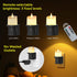 2-in-1 (1 Pack) 1 Pack) Plug in Night Light - Dual Mode: Sensor & Remote Control - Modern Farmhouse Black Candle Wall