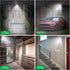 Motion Sensor Outdoor Lights, Battery Operated 600LM Motion Detector Lights for Outside, Black (1 Pack)