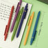 UIXJODO Gel Pens, 6 Pcs Black Ink - 0.5mm Fine Point Smooth Writing Pens, High-End Series Retractable Pens for