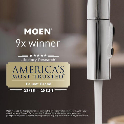 186117BN Moen Brushed Nickel Remote Dock for Magnetix Handshowers with Included Wall Bracket or Permanent Waterproof