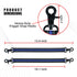 MELOTOUGH Blue Tape Thong Electrical Tape Holder, 2pcs with Trigger Snap Hook for Tool Bag