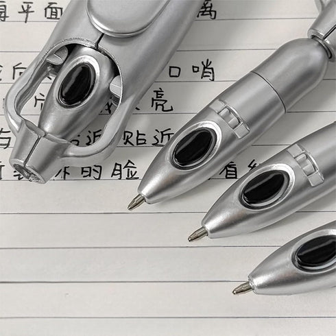 Generic 9X3X2CM) Cool Robotic Transforming Ballpoint Pen Novelty Writing Tool for School Party Decopression Stationery