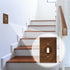 10 (8.2 13cm,Single DoubleFill Pcs Walnut Wood Switch Cover Brown Outlet Covers Wall Plate Decorative Boho Plug Plate