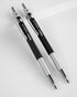 Nicpro 2mm Metal Mechanical Pencil Set, 2PCS Lead Holder 2.0 mm Marker Artist Carpenter Pencils with 120 Graphite Lead Refill (HB 2H 4H 2B 4B & Color), 2 Eraser for Drafting, Drawing Writing Sketching by Nicpro