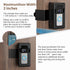 (35 135 COOLWUFAN Anti-Theft Doorbell Mount with Angle Adjustment to Degree), Video Doorbell Mount for Apartment
