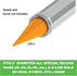 Albion Engineering 421-G01 2" Threaded Steel Front Ring Cap for Plastic Cone Nozzles, Silver