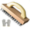 Wire Brush with Handle, Large Wire Brush for Cleaning Rust Removal Hotels