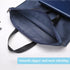 M&G Zipper Pouch with Handle, 12x15 in Large Pocket File Bag, A4 Document Storage Bag (Blue)