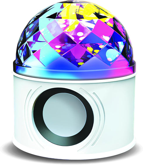 SKYLAR Disco Ball Speaker with 6 Light Modes, Bluetooth Connectivity, HiFi Audio, USB Powered for Parties & Weddings
