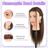 100% Mannequin Head Human Hair - Cosmetology Manikin Doll Head with Real Hair for Hairdresser Practice Styling Braiding