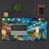 GENERIC Color-Changing String Lights Premium Desk Mat - Vibrant Colors with Rubber Base