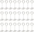 TecUnite 24 Pack Table Number Holder - 3.35 Inch Place Card Wire Photo Holder Clips for Wedding Reception