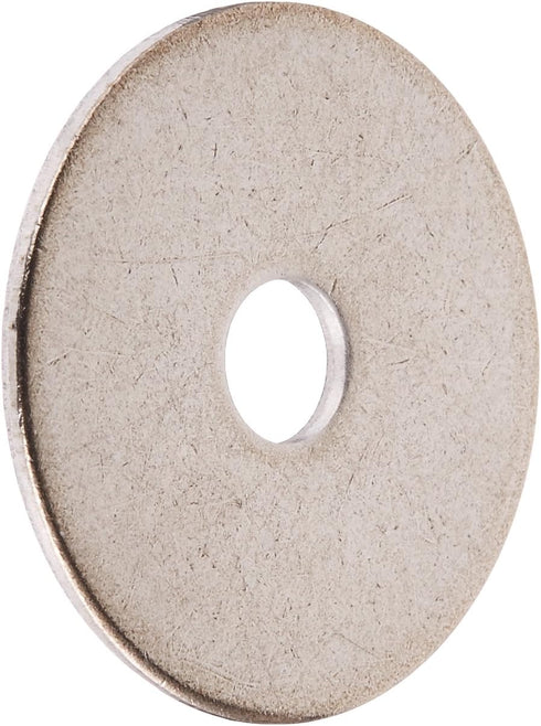 Hillman 830612 Stainless Steel 1/4 x 1-1/4-Inch Fender Washer, 100-Pack