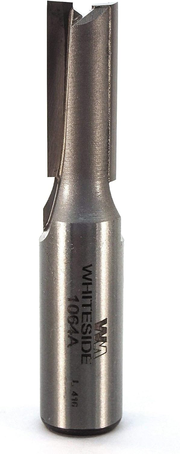 Whiteside Router Bits 1064A Straight Bit, 13/32-Inch Cutting Diameter, 1-Inch Cutting Length