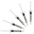 Diamond Polishing Compound Kit, 5 Piece Lapping Paste 1500 to 80000 Grit for Jewelry, Metal, Gemstone, Glass, 5 Gram