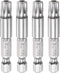 4pcs TT45 Star 7 Point Screwdriver Bit, 1/4" Hex Shank, 2" Length, Magnetic Security Torx Power Tool