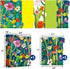 Decorative 3 Ring Binder, 9.7 x 12 inch, Watercolor Cactus Design, Hardcover with Dividers & Pockets