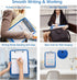 8.5x11 Meiikun Clipboard with Storage, Plastic Clipboards with Pen Holder, High Capacity Nursing Clipboard Folder, Side