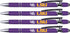 Greeting Pen LSU Soft Touch Coated Metal Pen 4 Pack (4013), Purple/Multi