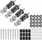 43 Set (172Pcs) Pegboard Mounting Kit - Installation Hardware with Screws, Spacers, Washers for 1/8 and 1/4 Inch