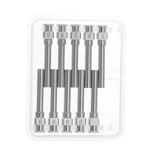 PATIKIL Blunt Tip Dispensing Needle 8G, 10 Pcs 1 Inch Stainless Steel Liquid Dispenser Needles with Luer Lock