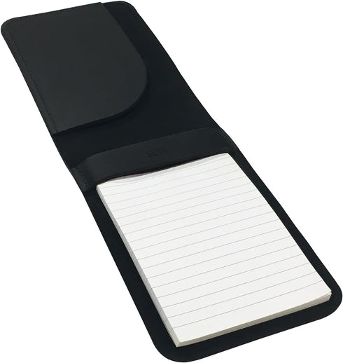 Boston Leather Memo Pad Cover & Holder, 3 x 5 Inch Pocket Notebook