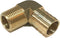 EDGE INDUSTRIAL 3/4" Hose ID to 1/2" Male NPT 90 Degree Brass Elbow Fitting for Fuel/Air/Water/Oil/Gas/WOG (Qty 01)