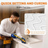 WELLUCK 100% Waterproof Silicone Caulk Sealant, Flexible Adhesive for Kitchen, Bathroom, Window, Door, Glass, Bathtub,
