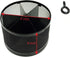 Rotating Pen/Pencil Holder for Desk, Supplies Organizer Pen Caddy, 6 Compartments Spinning Multi-Functional Large