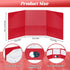Tenceur 24 Pcs Tri Fold 3 Pocket Folder Plastic Folders with Pockets for Work Class Office Back to School Supplies