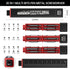 JAKEMY Precision Screwdriver Set, 20-in-1 Metal Kit with 10 Pcs Reinforced S2 Steel Double-head Bits, Portable Repair