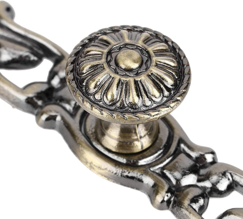 MUNEFE 4 Sets Bronze Round Handles, Kitchen Cabinet Knobs, Cabinet Handle for Tv Cabinets, Wardrobes, Bedside Tables