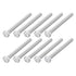 Hex Bolts (M8-1.25x90mm) 10Pcs, 304 Stainless Steel Coarse Fully Threaded Hex Head Screw Bolt for Furniture Repair