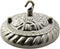 ZYAMY Ceiling Light Plate Lamp Base with Opening Hook and Embossed Pattern Pendant