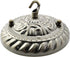ZYAMY Ceiling Light Plate Lamp Base with Opening Hook and Embossed Pattern Pendant