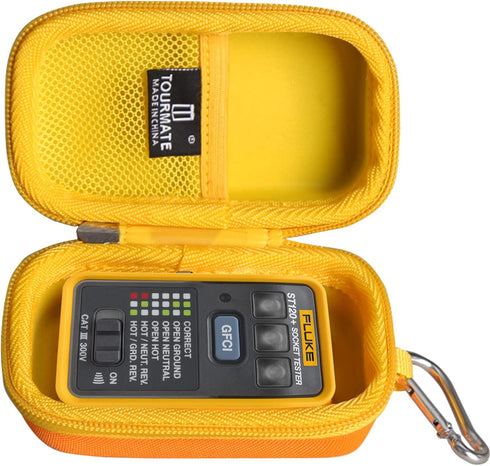 Hard Case for Fluke ST120+/ST120 GFCI Socket Tester (Case Only)