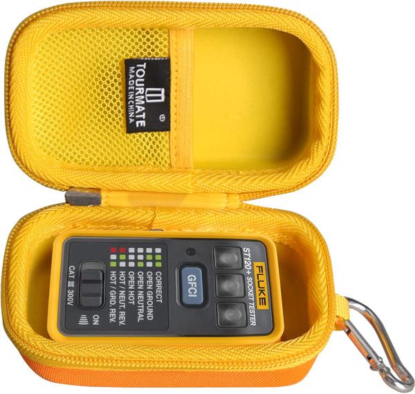 Hard Case for Fluke ST120+/ST120 GFCI Socket Tester (Case Only)