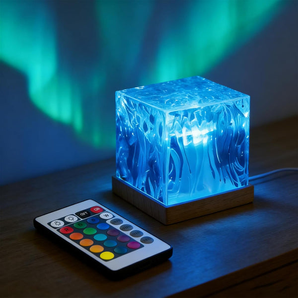 Generic Stylish Northern Lights Projector, 16-Color Aurora Effects, A Good Birthday Gift For