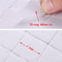 White Self Adhesive Dots 500pcs (250 Pairs) - 1" Diameter Square Hook and Loop Dots for School, Office
